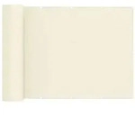vidaXL Balkon Sichtschutz 180 x 400 cm Stoff mit PU-Beschichtung Creme