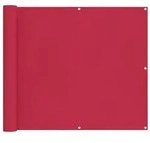 vidaXL Balkonsichtschutz Bordeauxrot 100 x 700 cm Oxford-Stoff