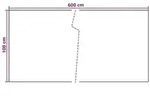 vidaXL Balkonsichtschutz Dunkelgrau 600 x 100 cm Poly-Rattan