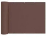 vidaXL Balkon Sichtschutz 200 x 600 cm Stoff mit PU-Beschichtung Braun