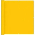 vidaXL Balkonsichtschutz Gelb 110 x 200 cm Oxford-Stoff