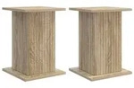 vidaXL Pflanzenst&auml;nder 2 pcs Sonoma-Eiche 30,5 x 30 x 43 cm
