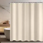 Duschvorhang 150x150 Beige Wasserabweisend Antischimmel Polyester