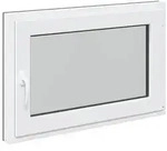 vidaXL Kellerfenster RISOR 90 x 60 cm PVC und Glas Anthrazit