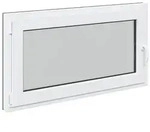 Kellerfenster RISOR Anthrazit 120 x 60 cm PVC und Glas