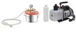 vidaXL Vakuumkammer mit 2-stufiger Pumpe 3,7 L