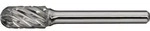 Fr&auml;sstift WRC Special Steel D.10mm Kopf-L.20mm Schaft-D.6mm HM Verz.Kreuz TW