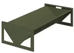 vidaXL Futtertr&ouml;ge f&uuml;r Nutztiere Olive Gr&uuml;n 108 x 50 x 28 cm