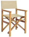 vidaXL Esszimmerstuhl Braun und Beige 56 x 54 x 87 cm Massivholz Teak