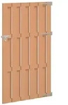 vidaXL Gartentor 100 x 180 cm WPC und Aluminium Braun