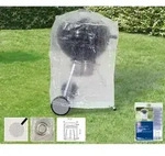 Grill Abdeckhaube, Grill Abdeckung rund, transparent 70x90cm