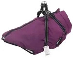 vidaXL Hundemantel mit Geschirr Lila 6XL Fleece und Polyester