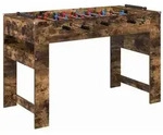 vidaXL Tischfu&szlig;balltisch Ger&auml;ucherte Eiche 125 x 60,5 x 80 cm