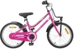 vidaXL Kinderfahrrad 18 Zoll f&uuml;r 5-7 Jahre alt Rosa und Schwarz