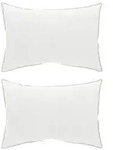 vidaXL Kopfkissen 2 pcs 30 x 50 cm Australische Wolle Wei&szlig;