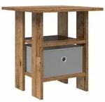 vidaXL Nachttisch mit Schubladen Altholz 41 x 40 x 45 cm Holzwerkstoff