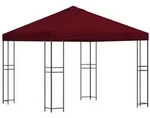 vidaXL Pavillon 3 x 3 m Bordeauxrot Polyester und Stahl 190