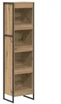 vidaXL B&uuml;cherregal Kunsthandwerk Eiche 40 x 30 x 155 cm Holzwerkstoff