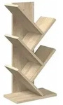vidaXL Baumb&uuml;cherregal 4-st&ouml;ckig 30 x 18 x 60 cm Holzwerkstoff
