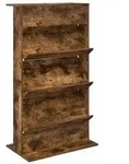 vidaXL Magazinregal Ger&auml;ucherte Eiche 70 x 41 x 126 cm Holzwerkstoff