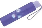 Scout Kinder-Taschenschirm Regenschirm mit reflektierenden Streifen Lila Luna