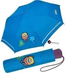 Scout Kinder-Taschenschirm mit reflektierenden Streifen Regenschirm funny Freaks