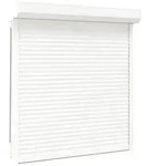 vidaXL Rollladen Wei&szlig; 130 x 140 cm Aluminium und Polyurethan