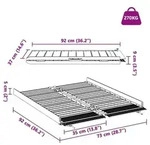 vidaXL Rampe f&uuml;r Rollst&uuml;hle 270 kg Silber 270 kg Aluminium