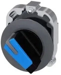 Siemens 3SU10622DF500AA0 3SU1062-2DF50-0AA0 Knebelschalter Frontring Metall,