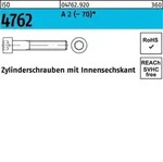 Zylinderschraube ISO 4762 Innen-6kt M4x 50 A 2 200 St&uuml;ck