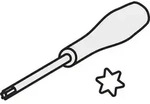 Torx-Schraubendreher ISO SDR T25P Bruttogewicht 85g PRAMET