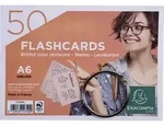 Exacompta 19x 50 Flashcards einem Ring eingeschwei&szlig;t liniert A6 sortiert 10340E