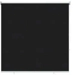 vidaXL Rollo mit UV-Schutz Schwarz 120 x 140 cm Polyester