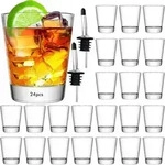 24x Rock Schnapsgl&auml;ser 60ml Set Geschenkbox Sp&uuml;lmaschinenfest