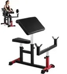 VEVOR Preacher Curlbank Bizepsmaschine f&uuml;r Krafttraining, (Max. Belastung 200...