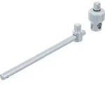 "BGS 71047 Steckschl&uuml;ssel-Adapter mit Ratschenfunkt ion, mit Gleitgriff, Abtrieb