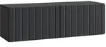 vidaXL Wandmontierter TV-Schrank Schwarz 98 x 31 x 30 cm Holzwerkstoff