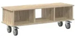 vidaXL TV-St&auml;nder Sonoma-Eiche 100 x 35 x 35 cm Holzwerkstoff