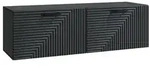 vidaXL Wandmontierter TV-Schrank Schwarz 98 x 31 x 30 cm Holzwerkstoff