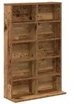 vidaXL CD Regal Altholz 65 x 23,5 x 97,5 cm Holzwerkstoff