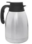 HI Isolierkanne Edelstahl doppelwandig mit Einhandautomatik 1,5 L, silber