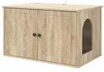 vidaXL Katzenhaus Sonoma 85 x 55 x 50,5 cm Holzwerkstoff