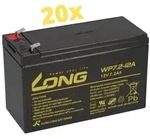 Ersatzakku f&uuml;r Best Power B610 6000VA 12V 7,2Ah KuLo 20x USV