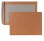 Pappr&uuml;ckwandtasche 00014006 B4 haftklebend braun 100 St&uuml;ck