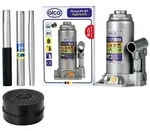 alca&reg; Wagenheber Set hydraulisch 8 t 185-355mm Hubh&ouml;he inkl. Gummiauflage
