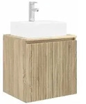 vidaXL Wandmontierte Waschtisch Sonoma-Eiche 49,5 x 41 x 62,5 cm