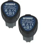 EXTENSILO 2x Akku kompatibel mit Ryobi R12DD-L13S, RCD12011L, RCD12012L,...