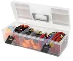 Zurrgurt-Set - Inhalt 4 Zurrgurte, 12 Gep&auml;ckspanner - Preis per Set