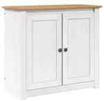 vidaXL Aquariumst&auml;nder PANAMA Wei&szlig; und Braun 81 x 36 x 73 cm