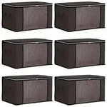vidaXL Aufbewahrungsbox mit transparentem Seitenfenster 6 pcs